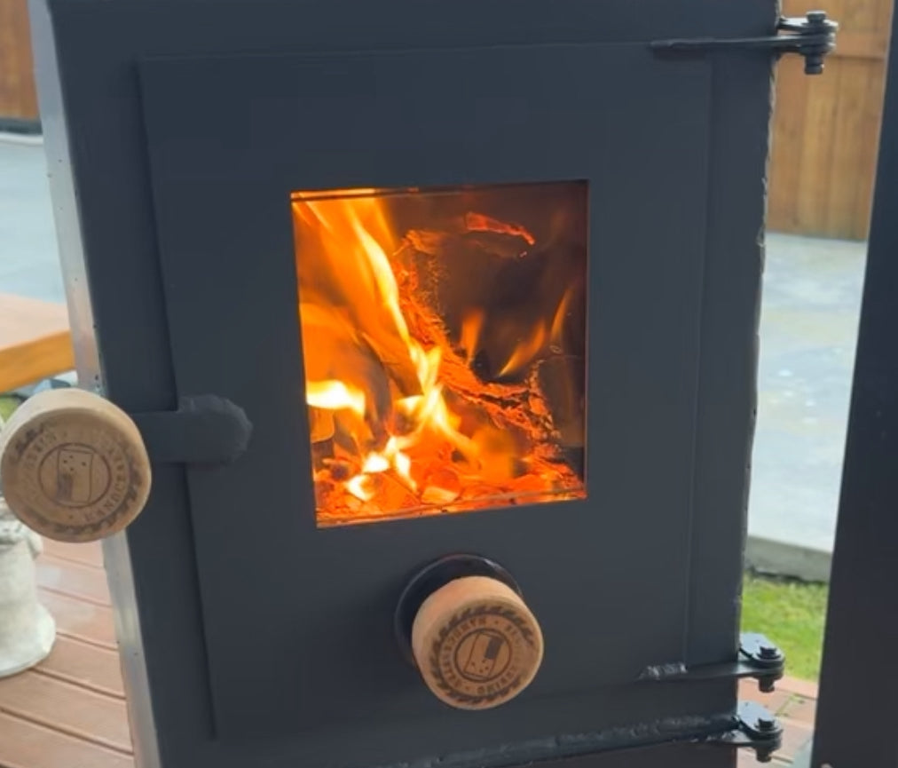 Large portable fireplace