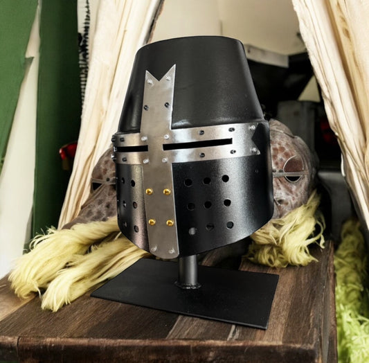 Crusader Knight's Great Helm (black)