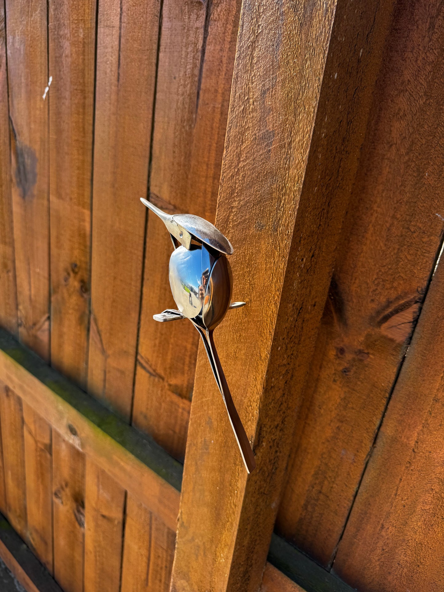 Stainless bird sculptures #4