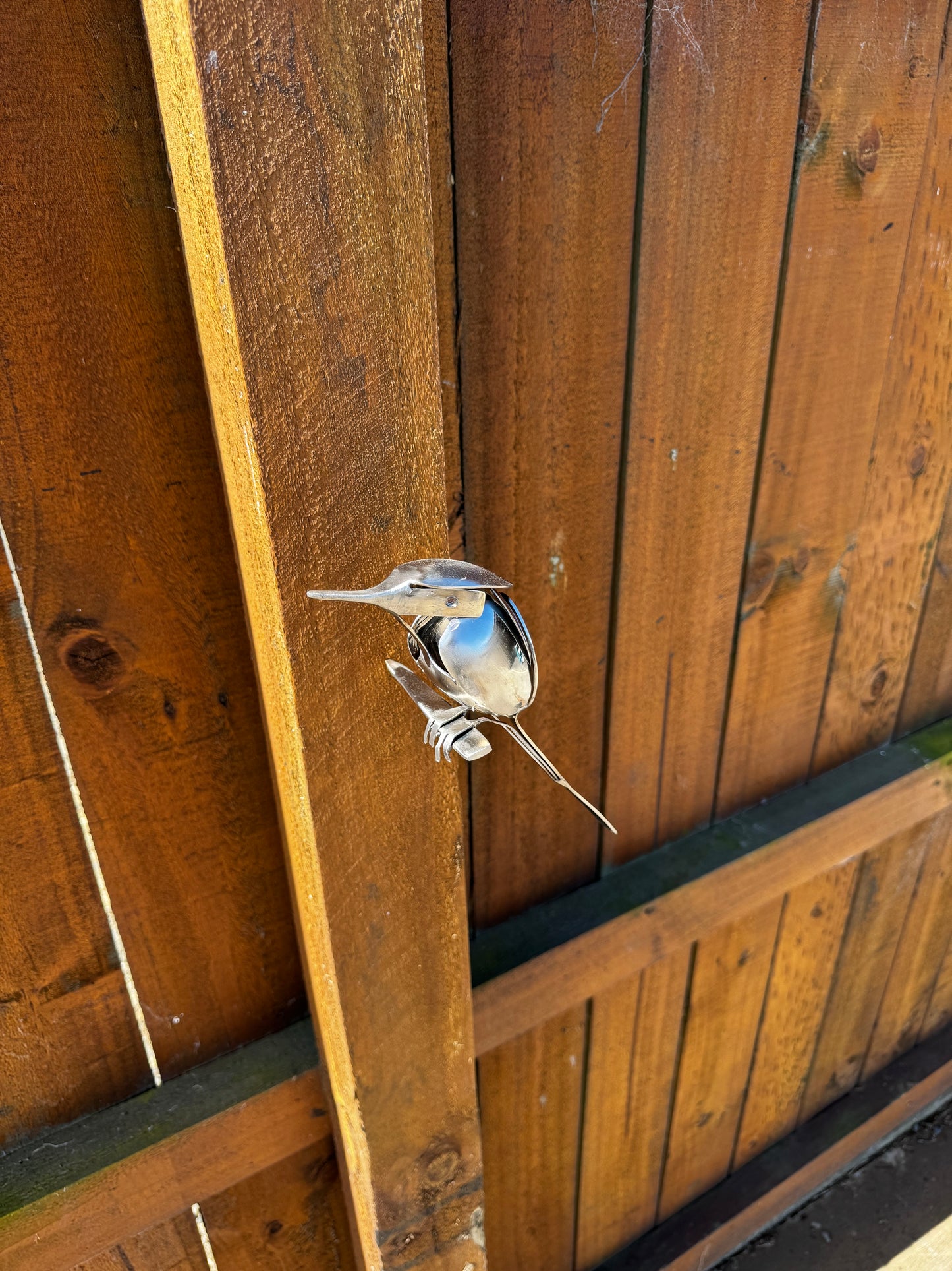 Stainless bird sculptures #4