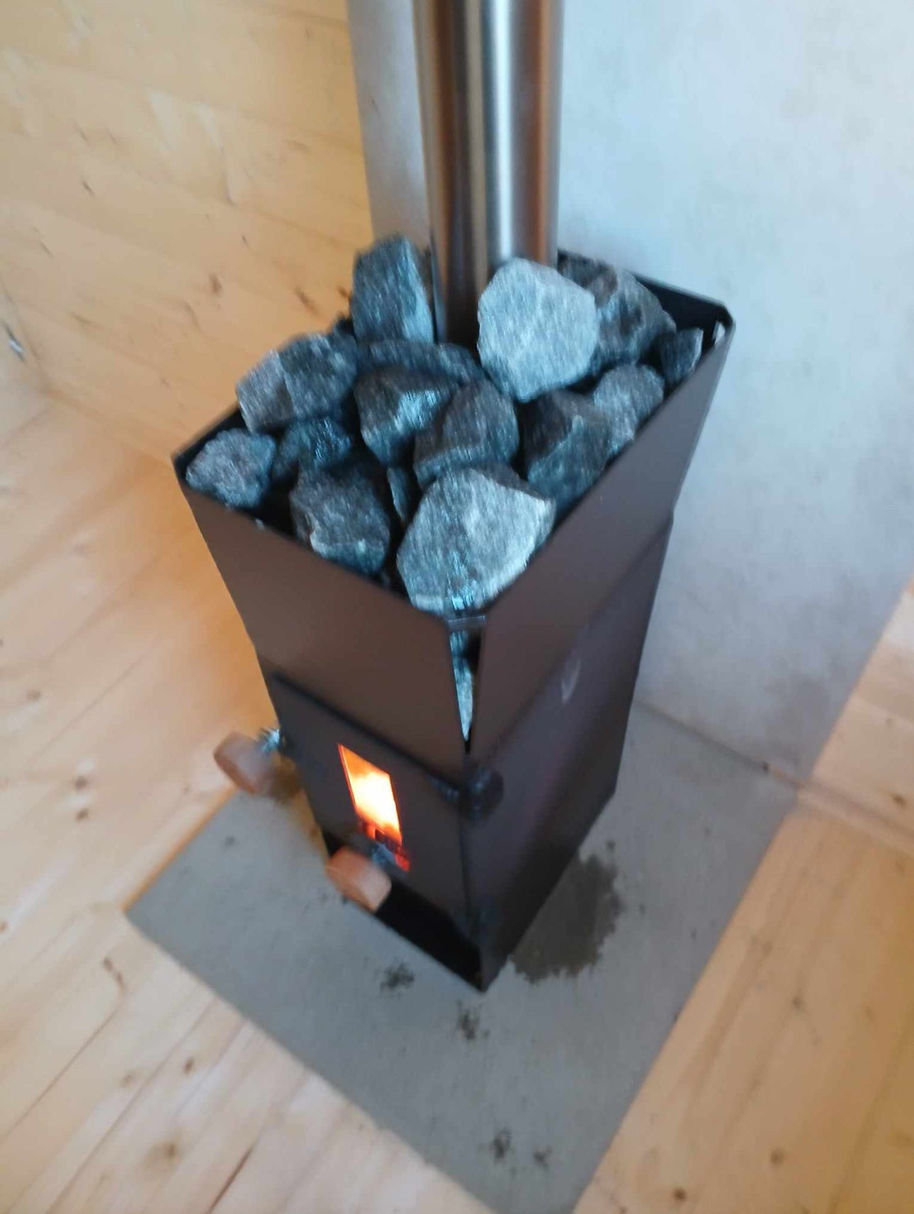 Mini fire place (sauna version)