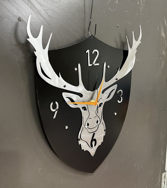 deer trophy clock (digital files)