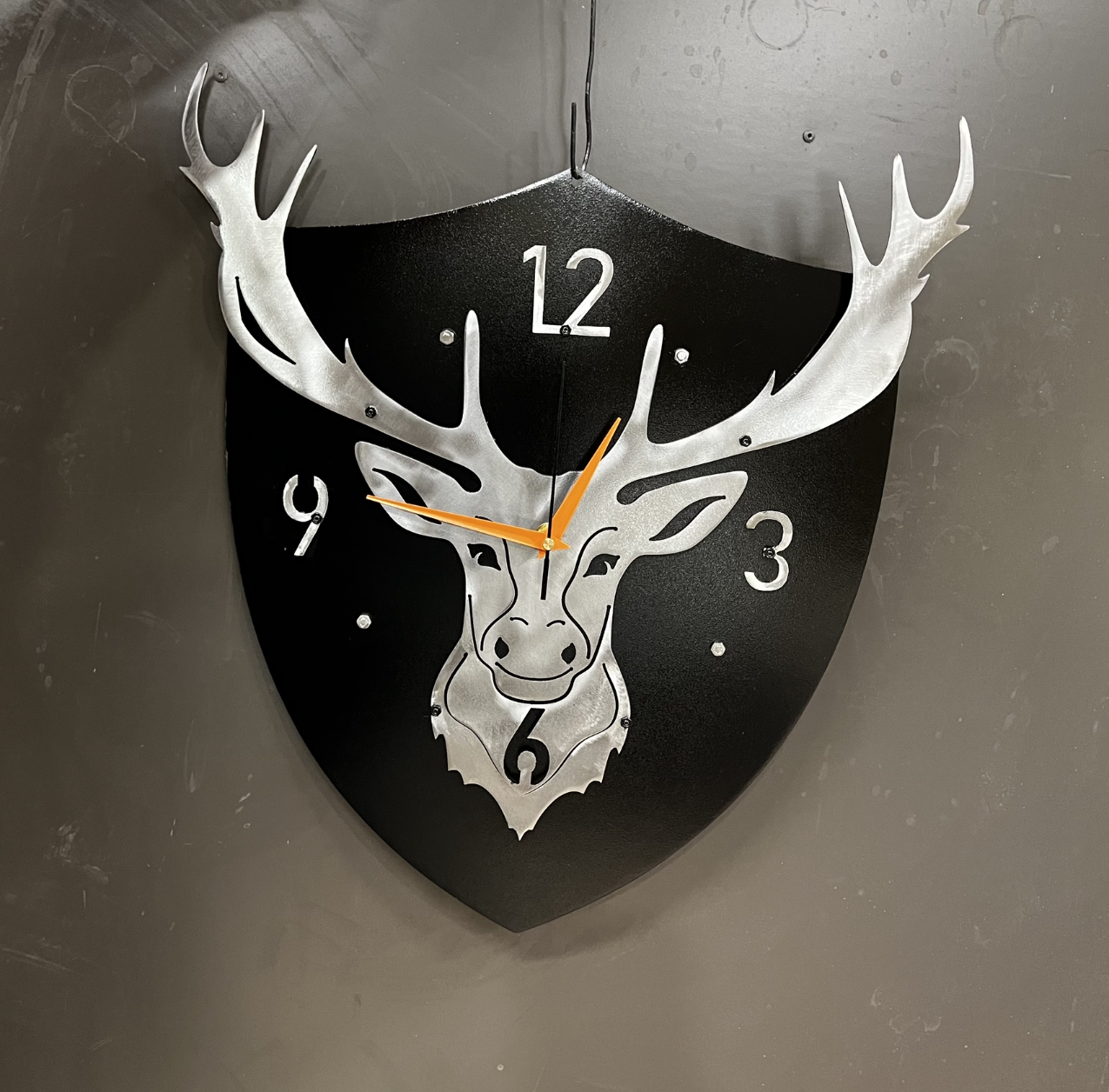 deer trophy clock (digital files)