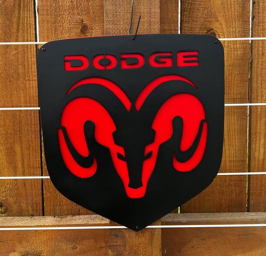 Dodge Double wall art
